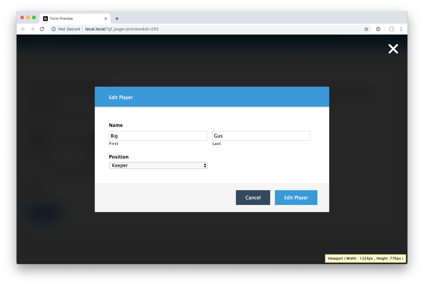 Nested Forms with Tingle.js
